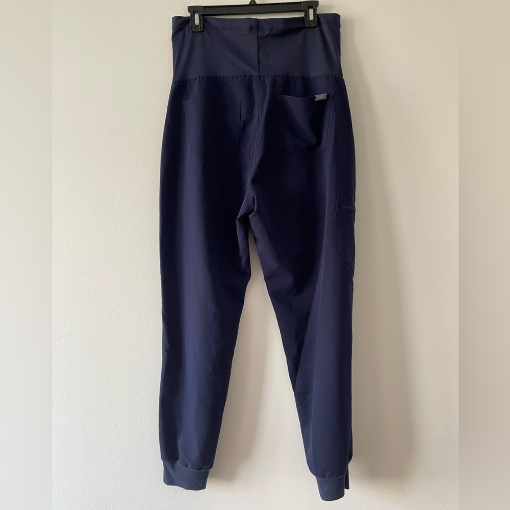 Figs Zamora Maternity Jogger Scrub Pants Navy